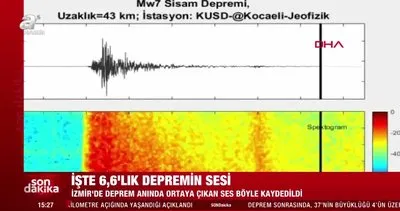 SON DAKİKA! İzmir depreminin dehşete düşüren ses kaydı ortaya çıktı | Video