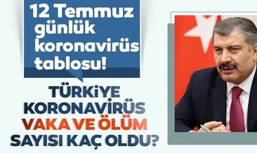 BAKAN KOCA SON DAKİKA AÇIKLADI! 12 Temmuz Türkiye’de corona virüs ölü ve vaka sayısı kaç oldu? 12 Temmuz 2020 Pazar Sağlık Bakanlığı Türkiye corona virüsü günlük son durum tablosu…
