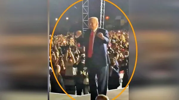 Son dakika haberi... ABD Başkanı Donald Trump'ın çılgın dans figürleri sosyal medyada olay oldu | Video
