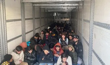 Tırın dorsesinde 129 düzensiz göçmen yakalandı #bitlis