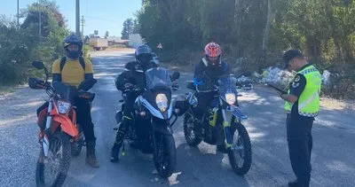Antalya’da 626 motosiklet sürücüsüne 1 milyon 895 bin 985 lira ceza #antalya
