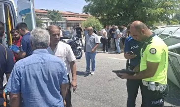 Nevşehir’de motosiklet ile otomobilin karıştığı kazada araç devrildi! 3 yaralı #nevsehir
