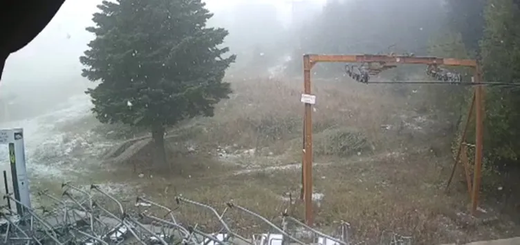 SON DAKİKA: Uludağ’a mevsimin ilk karı yağdı! Meteoroloji’den açıklama geldi!