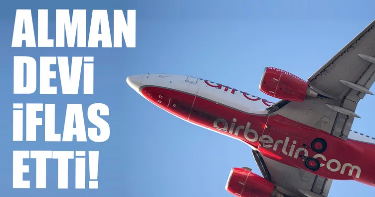 Alman devi Air Berlin iflasını verdi