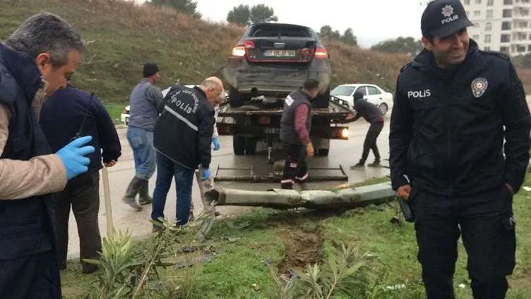 DuruÅma sonrası lüks araca kurÅun yaÄmuru!