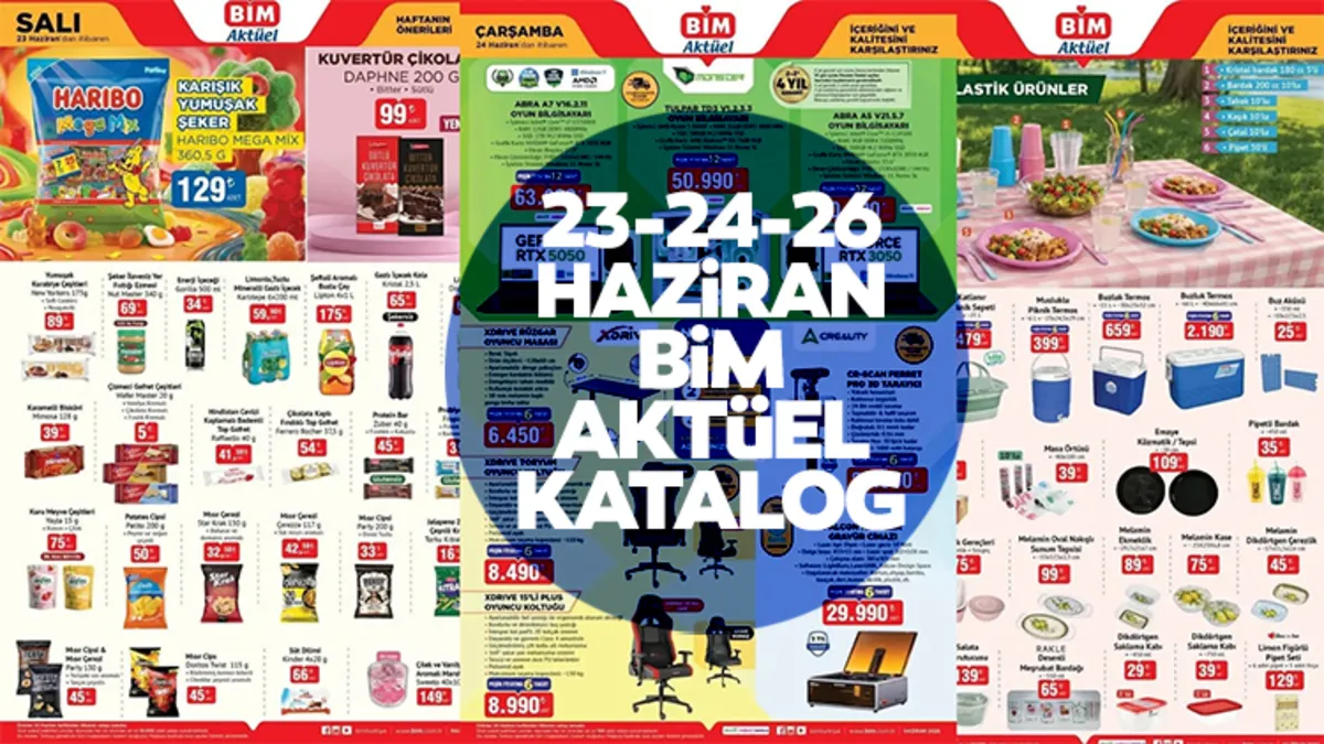 BİM Aktüel 23-24-26 Haziran 2026 Kataloğu: Klima, Tost Makinesi ve İndirimli Ürünler