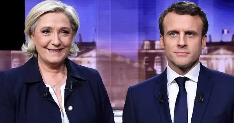 Fransa’da geri sayım başladı! Macron rakibi Le Pen ile karşılaşacak