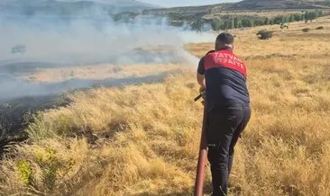 Bitlis'te iki ayrı yangında 45 dönümlük alan küle döndü #van