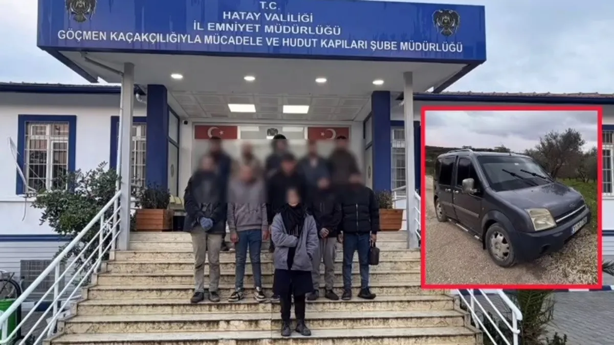 Hatay'da göçmenleri tıka basa araca doldurdu: Yakayı böyle ele verdi! Hatay'da göçmenleri tıka basa araca doldurdu: Yakayı böyle ele verdi!
