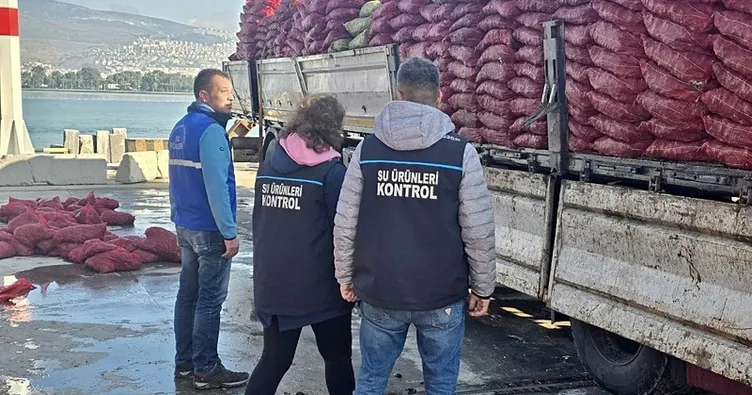 27 ton belgesiz midye ele geçirildi