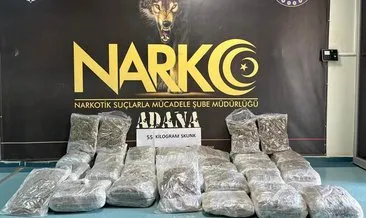 Valizlerden 55 kilo uyuşturucu çıktı! “Arkadaşım rica etti” dedi #adana