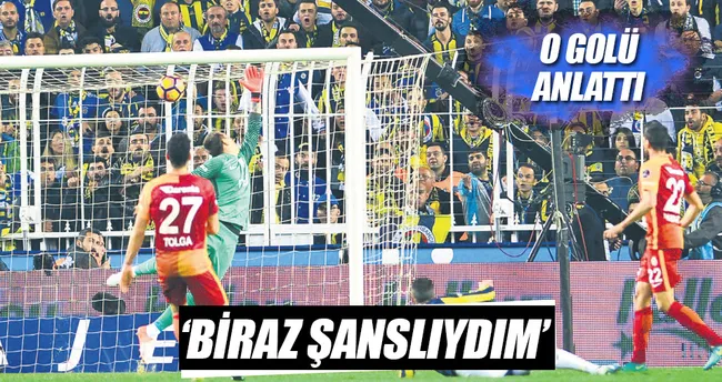 Biraz şanslıydım
