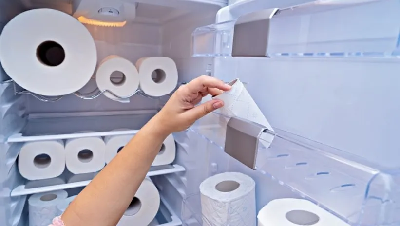 Sebebini tahmin bile edemeyeceksiniz: Buzdolabınıza neden kağıt havlu koymalısınız?