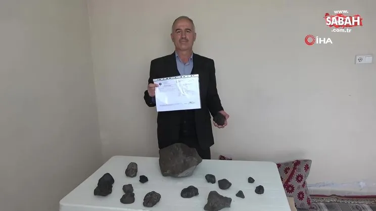 Mantar toplarken bulduğu taşların göktaşı olduğu ortaya çıktı | Video