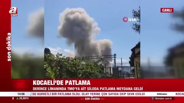 SON DAKİKA: Kocaeli Derince'de TMO deposunda patlama! Ekipler bölgeye sevk edildi... Yaralılar var | Video