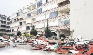 Lodos yıktı geçti