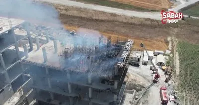 Arnavutköy’de fabrika inşaatında yangın çıktı: Yükselen dumanlar birçok ilçeden görüldü! | Video