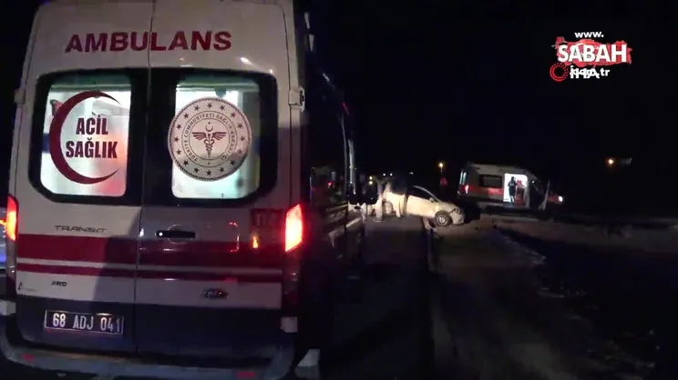 Aksaray’da 5 araçlı zincirleme kaza: 3 yaralı