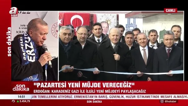 Son Dakika: Başkan Erdoğan Erzurum'da duyurdu! 
