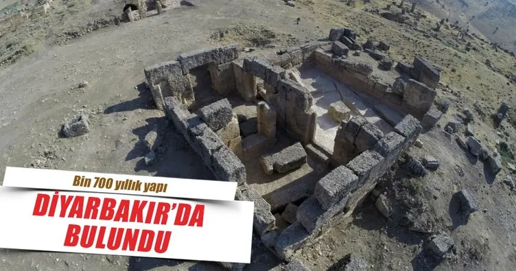 Diyarbakır’da bin 700 yıllık yeraltı tapınağı