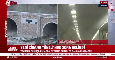 Yeni Zigana Tüneli’nde sona gelindi! Trabzon-Gümüşhane arası seyahat süresi 30 dakika kısalacak | Video