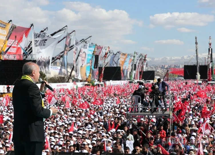 Başkan Erdoğan resmi rakamı açıkladı! Cumhur İttifakı Ankara mitinginde coşkulu kalabalık!