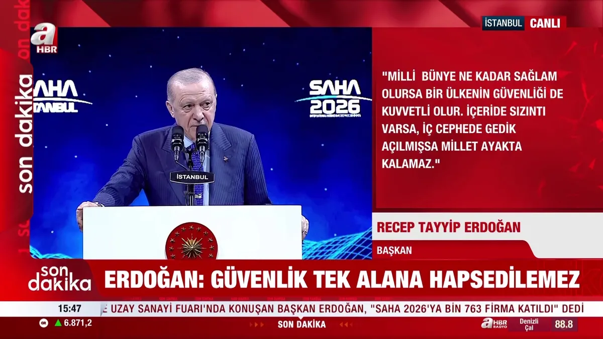 Başkan Erdoğan: “Türk Savunma Sanayii’nin yıldızı parlıyor” | Video videosunu izle Başkan Erdoğan: “Türk Savunma Sanayii’nin yıldızı parlıyor” | Video videosunu izle