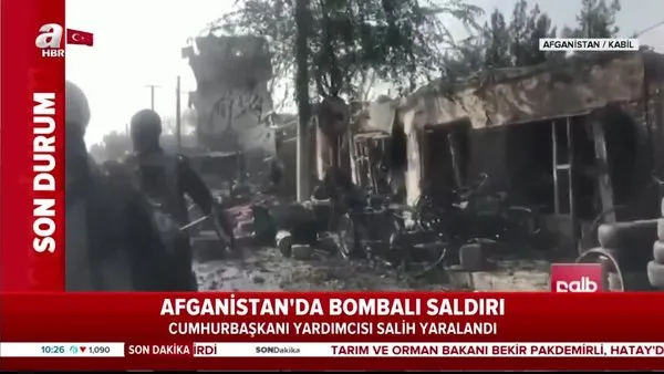 Afganistan'da Cumhurbaşkanı Yardımcısı'nın konvoyuna bombalı saldırı | Video
