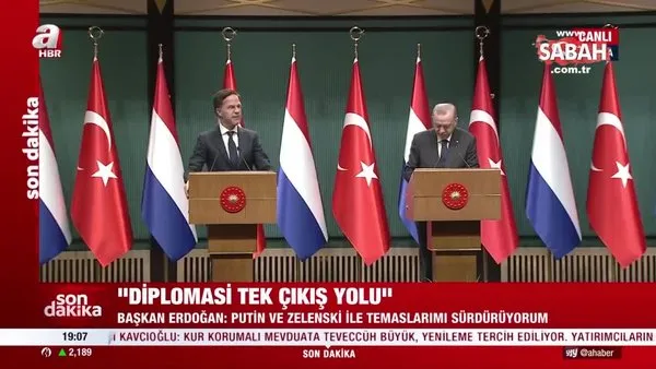 Hollanda Başbakanı Rutte, Türkiye'ye övdüler dizdi! Ortak basın toplantısına damga vuran sözler | Video