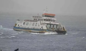Çanakkale’de tüm feribot seferleri iptal