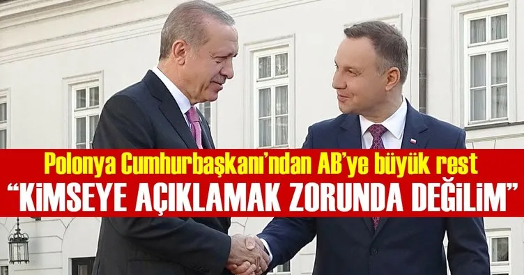 Son dakika: Cumhurbaşkanı Erdoğan ve Polonya Cumhurbaşkanı Andrzej Duda’dan ortak açıklama