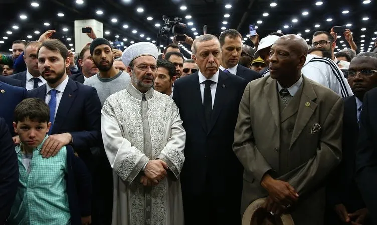 Cumhurbaşkanı Erdoğan Muhammed Ali'nin cenazesine katıldı