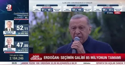 Son Dakika: Tarihi seçim, tarihi zafer! Başkan Erdoğan Kısıklı’da millete seslendi: Kazanan sadece Türkiye! | Video