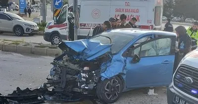Dinar’da trafik kazası: 2 yaralı