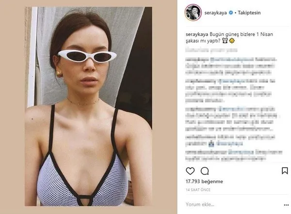 Ünlülerin Instagram paylaşımları (02.04.2018)