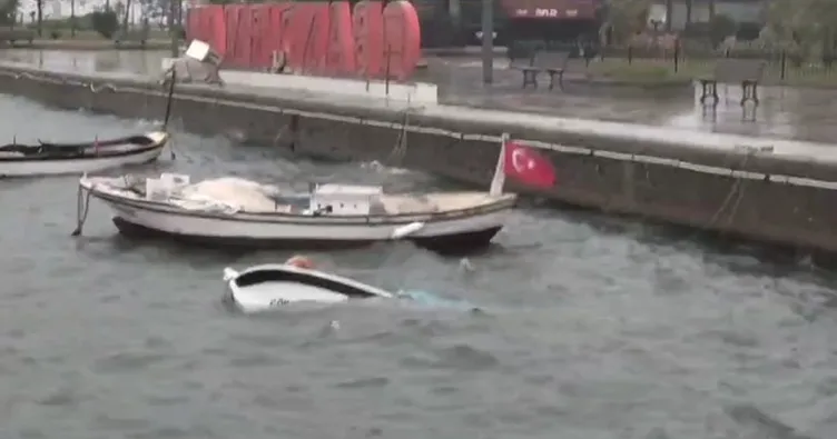 İki balıkçı teknesi alabora oldu