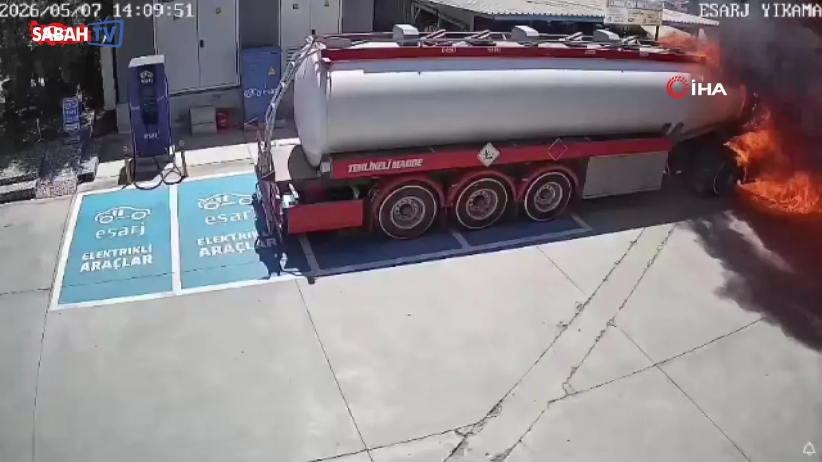 Fethiye’deki tanker yangınının güvenlik kamera kayıtları ortaya çıktı | Video videosunu izle Fethiye’deki tanker yangınının güvenlik kamera kayıtları ortaya çıktı | Video videosunu izle