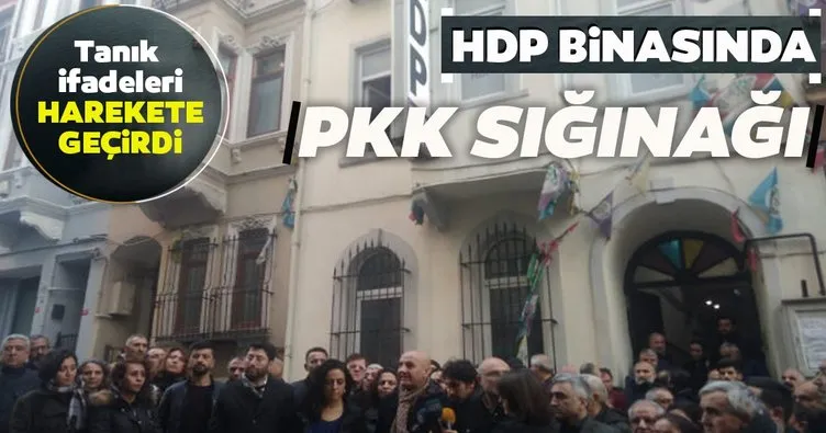 HDP binasında ‘PKK sığınağı’