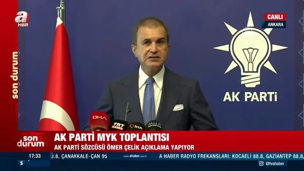 AK Parti MYK toplantısı sona erdi | Ömer Çelik’ten seçim barajı ve yeni anayasa çalışmalarıyla ilgili açıklama