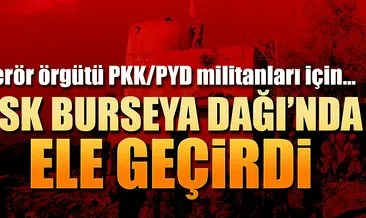 Burseya Dağı’ndan PYD/PKK’nın uyuşturucuları çıktı