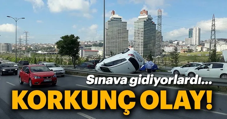 Son Dakika Haber: İstanbul’da LGS sınavına giden öğretmenler kaza yaptı!