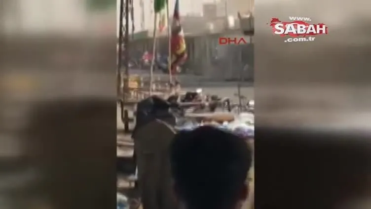 Kerkük'te çifte bombalı intihar saldırısından ilk görüntüler!