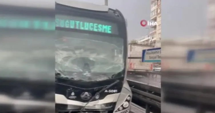 SON DAKİKA | Avcılar’da metrobüs kazası: 2 yaralı!