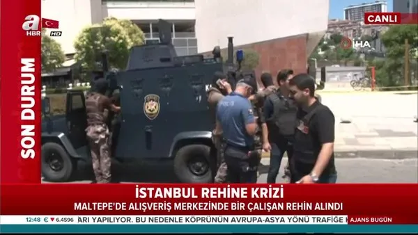 İstanbul Maltepe'de rehine krizi