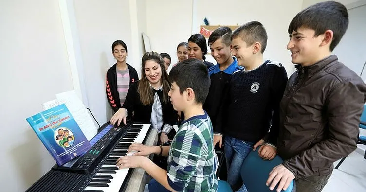 Van’da çocuklar için müzik kursu