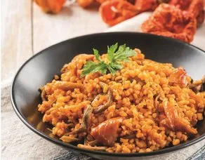 Kurutulmuş Fasulyeli Bulgur Pilavı