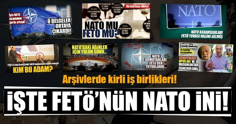 İşte FETÖ’nün NATO ini