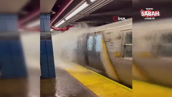 New York ve New Jersey'i sel vurdu: Acil durum ilan edildi | Video