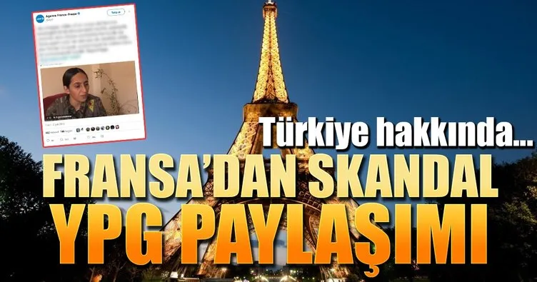 Fransa’dan skandal YPG/PYD paylaşımı!