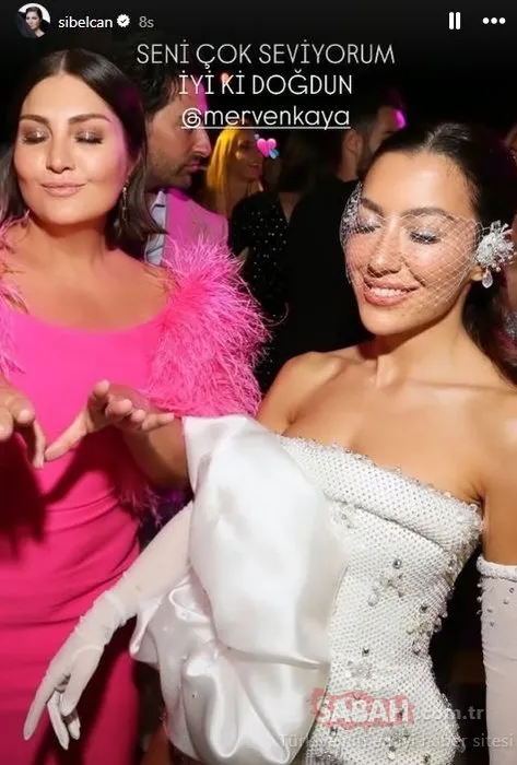 Sibel Can gelini Merve Kaya’nın doğum gününü kutladı!